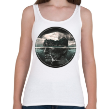 PRINTFASHION islandproject-01-01.png - Női atléta - Fehér női trikó