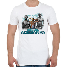 PRINTFASHION Israel Adesanya - Férfi póló - Fehér