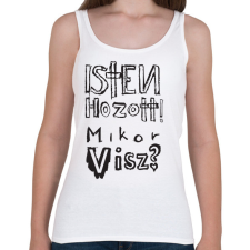 PRINTFASHION isten hozott_b - Női atléta - Fehér női trikó