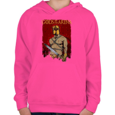 PRINTFASHION Istenek az arénában - Gyerek kapucnis pulóver - Fukszia gyerek pulóver, kardigán