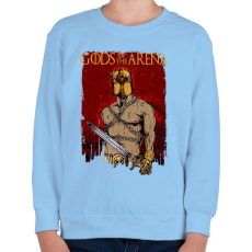 PRINTFASHION Istenek az arénában - Gyerek pulóver - Világoskék