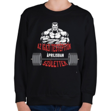 PRINTFASHION IT Április - Gyerek pulóver - Fekete gyerek pulóver, kardigán