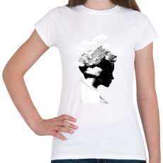 PRINTFASHION It's a cloudy day - Női póló - Fehér