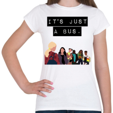 PRINTFASHION It's just a bus. - Női póló - Fehér női póló
