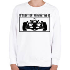 PRINTFASHION It's lights out - Gyerek pulóver - Fehér gyerek pulóver, kardigán