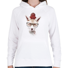 PRINTFASHION It's pretty cold outside - Női kapucnis pulóver - Fehér