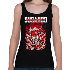 PRINTFASHION ITACHI UCHIHA - Női atléta - Fekete női trikó