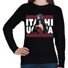PRINTFASHION Itachi Uchiha - Női pulóver - Fekete