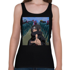 PRINTFASHION Itachi X Squid Game - Női atléta - Fekete