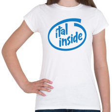 PRINTFASHION Ital Inside - Női póló - Fehér