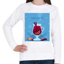 PRINTFASHION Ital - Női pulóver - Fehér női pulóver, kardigán