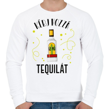 PRINTFASHION Ital páros - Tequila - Férfi pulóver - Fehér férfi pulóver, kardigán