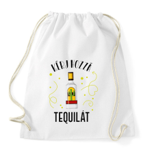 PRINTFASHION Ital páros - Tequila - Sportzsák, Tornazsák - Fehér tornazsák