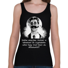 PRINTFASHION Italba akartam fojtani a bánatom! - Női atléta - Fekete