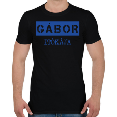 PRINTFASHION Itókája - névvel (bögre) - Férfi póló - Fekete