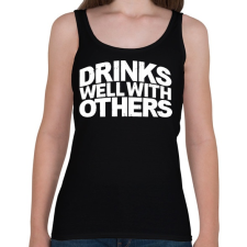 PRINTFASHION Ivászat - Női atléta - Fekete női trikó