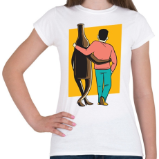 PRINTFASHION Ivócimborák - Női póló - Fehér