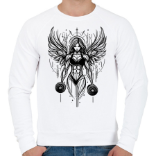 PRINTFASHION Izmos nő - Férfi pulóver - Fehér férfi pulóver, kardigán