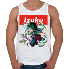 PRINTFASHION Izuku Midoriya - Férfi atléta - Fehér