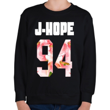 PRINTFASHION J-Hope BTS - Gyerek pulóver - Fekete gyerek pulóver, kardigán