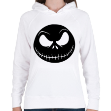 PRINTFASHION jack-3892107 - Női kapucnis pulóver - Fehér női pulóver, kardigán