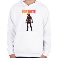 PRINTFASHION Jack Gourdon Fortnite - Gyerek kapucnis pulóver - Fehér gyerek pulóver, kardigán