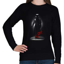 PRINTFASHION Jack - Női pulóver - Fekete női pulóver, kardigán