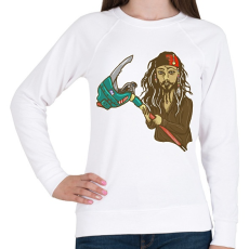 PRINTFASHION Jack S. Fortnite skin - Női pulóver - Fehér