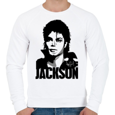 PRINTFASHION Jackson - Férfi pulóver - Fehér