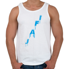 PRINTFASHION jafi jeges embléma  - Férfi atléta - Fehér