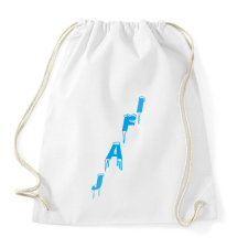 PRINTFASHION jafi jeges embléma  - Sportzsák, Tornazsák - Fehér tornazsák