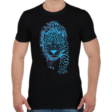 PRINTFASHION Jaguár - Férfi póló - Fekete férfi póló