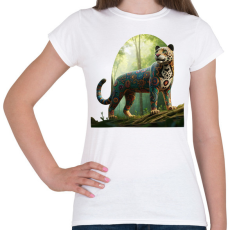 PRINTFASHION Jaguár - Női póló - Fehér