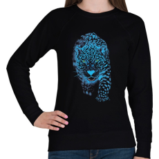 PRINTFASHION Jaguár - Női pulóver - Fekete