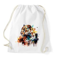PRINTFASHION Jaguár - Sportzsák, Tornazsák - Fehér tornazsák