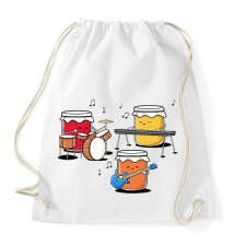 PRINTFASHION Jam session - Sportzsák, Tornazsák - Fehér tornazsák