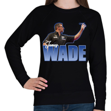 PRINTFASHION James Wade - Női pulóver - Fekete női pulóver, kardigán