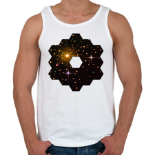 PRINTFASHION James Webb űrteleszkóp - Férfi atléta - Fehér atléta, trikó