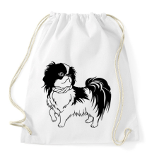 PRINTFASHION Japán Csin - Japanese Chin - Sportzsák, Tornazsák - Fehér tornazsák