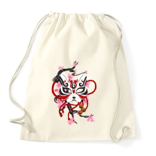 PRINTFASHION Japán maszk - Sportzsák, Tornazsák - Natúr tornazsák