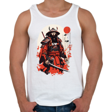 PRINTFASHION Japán ronin - Férfi atléta - Fehér