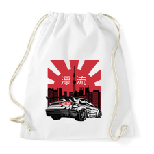 PRINTFASHION Japán sportkocsi - Sportzsák, Tornazsák - Fehér tornazsák