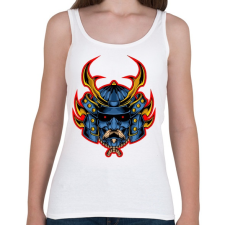 PRINTFASHION Japanese Mask - Női atléta - Fehér női trikó