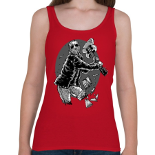 PRINTFASHION Jason gitárral - Női atléta - Cseresznyepiros női trikó