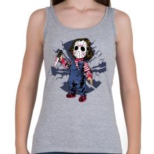 PRINTFASHION Jason Kid - Női atléta - Sport szürke női trikó