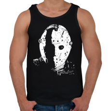 PRINTFASHION Jason Voorhees 4 - Férfi atléta - Fekete