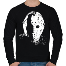 PRINTFASHION Jason Voorhees 4 - Férfi pulóver - Fekete