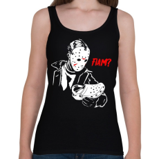 PRINTFASHION Jason Voorhees - Női atléta - Fekete