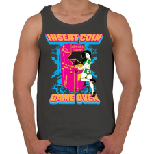 PRINTFASHION Játék vége - Férfi atléta - Sötétszürke atléta, trikó