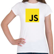 PRINTFASHION JavaScript - Női póló - Fehér női póló